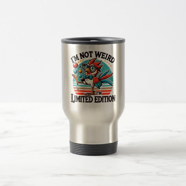 Caneca Térmica Declaração de Flair de Penas (Centro)
