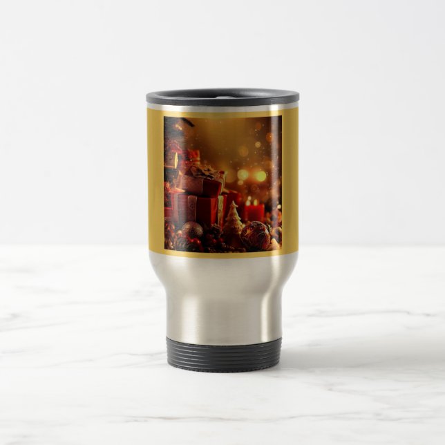 Caneca Térmica Decorações de Natal 3 (Centro)