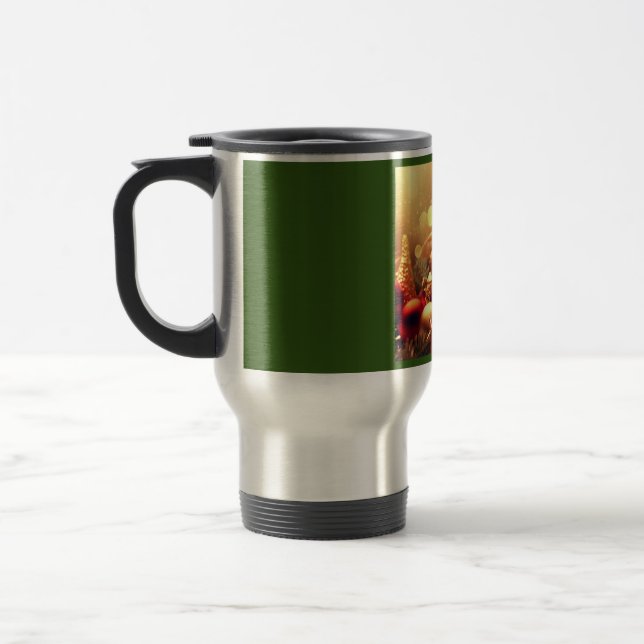 Caneca Térmica Decorações de Natal 7 (Esquerda)