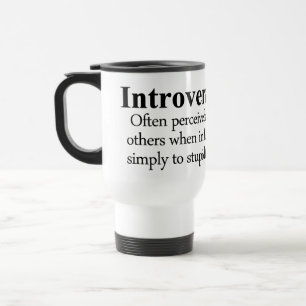 Caneca Térmica Definição da introversão