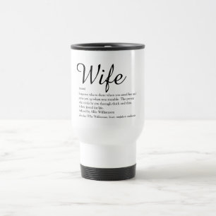 Caneca Térmica Definição de Esposa Mais Linda do Mundo Chic Scrip