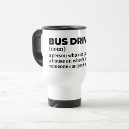 Caneca Térmica Definição de Funny do Operador de Trânsito