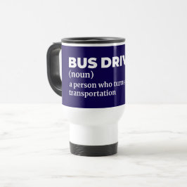 Caneca Térmica Definição de Herói de Ônibus Escolar