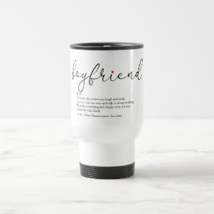 Caneca Térmica Definição de Namorado Amor Coração Diversão