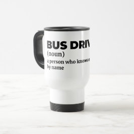 Caneca Térmica Definição do Capitão do Ônibus