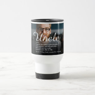 Caneca Térmica Definição Moderna de Tio Funcle Foto Divertida