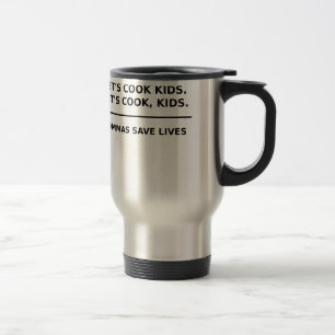Caneca Térmica Deixa miúdos que do cozinheiro as vírgulas salva