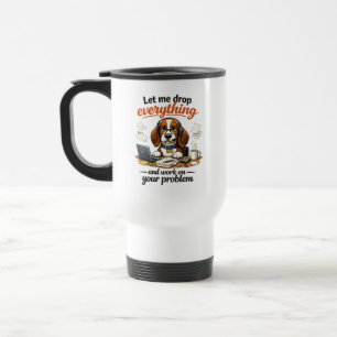 Caneca Térmica Deixe-me largar tudo cachorro