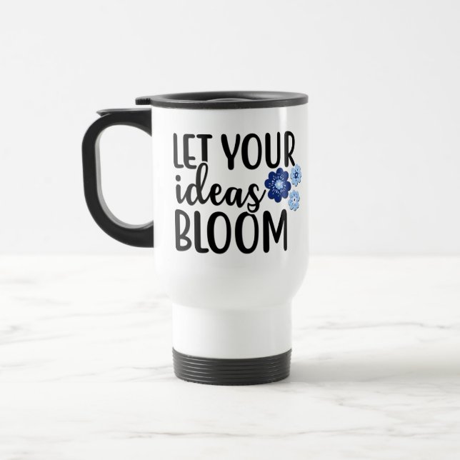Caneca Térmica Deixe suas ideias florescer (Esquerda)
