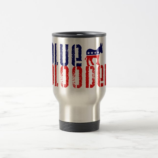Caneca Térmica democrata de sangue azul (Centro)