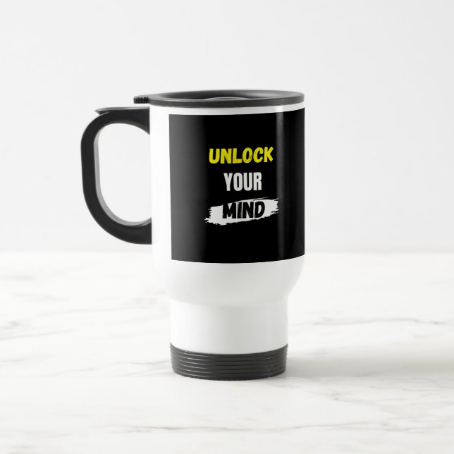 Caneca Térmica Desbloqueie sua mente (Esquerda)