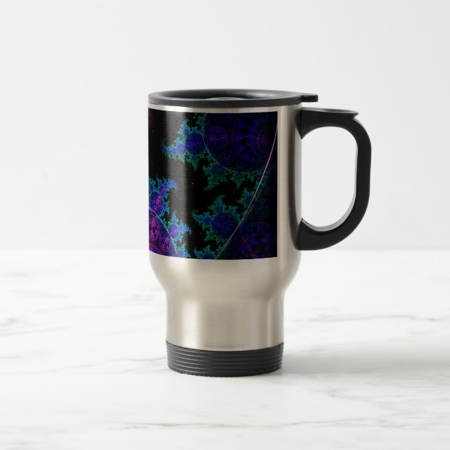 Caneca Térmica Descobrindo o design do Fractal de Atlantis (Direita)