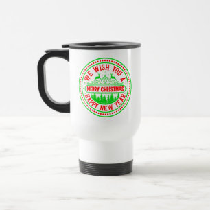 Caneca Térmica Desejamos Um Feliz Natal E Feliz ano novo