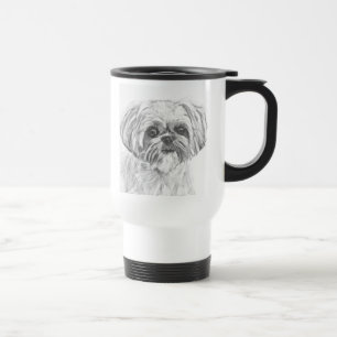 Caneca Térmica Desenho de Shih Tzu