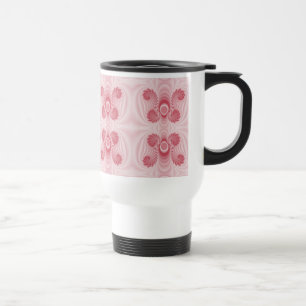 Caneca Térmica Desenho Fractal Rosa Angelheart