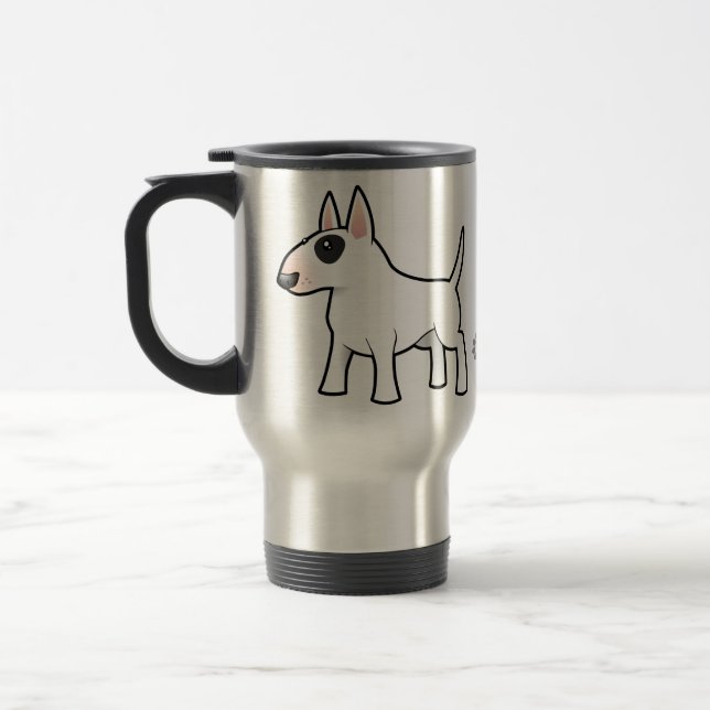 Caneca Térmica Desenhos animados bull terrier (Esquerda)