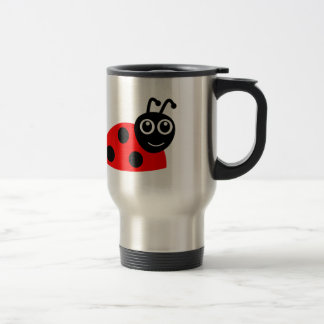 Caneca Térmica Desenhos animados de sorriso bonitos do joaninha