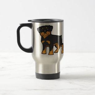 Caneca Térmica Desenhos animados Rottweiler