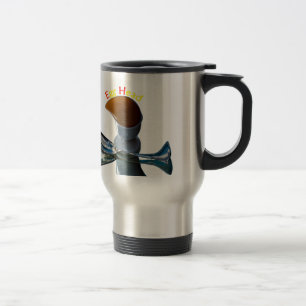 Caneca Térmica Desenhos Excêntricos de Cabeça de Ovo