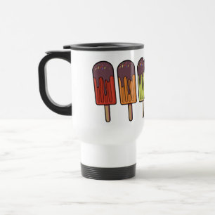 Caneca Térmica Desfile de pirulito congelado arco-íris