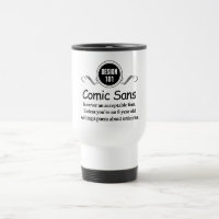 Design 101: Cómica sem é nunca uma pia batismal