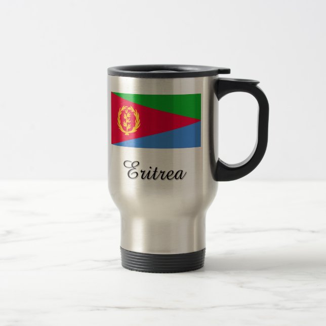 Caneca Térmica Design da bandeira de Eritrea (Direita)