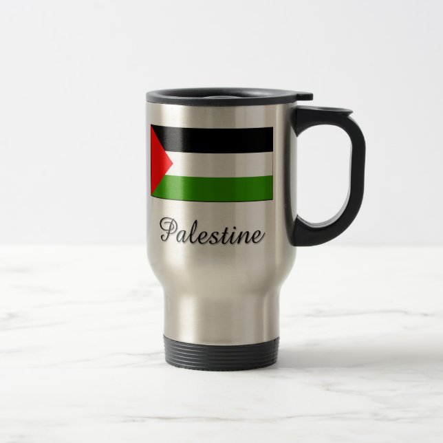 Caneca Térmica Design da bandeira de Palestina (Direita)