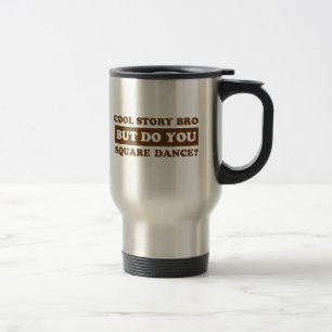 Caneca Térmica design da dança quadrada