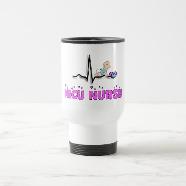 Caneca Térmica Design da enfermeira QRS de NICU (Centro)