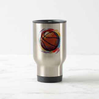 Caneca Térmica Design de basquete pintado digitalmente