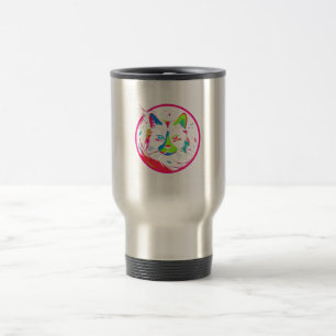 Caneca Térmica design de gato fofo