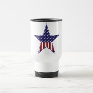 Caneca Térmica Design de Sinalizador Patriótico dos EUA