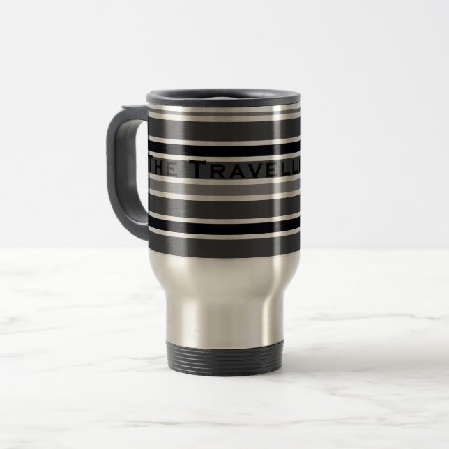 Caneca Térmica Design De Viagem De excelente Para Carro (Frente Esquerda)