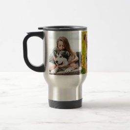 Caneca Térmica Design do seu próprio Pet Photo Collage Mug