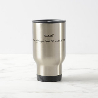 Caneca Térmica Design engraçado de Pilates