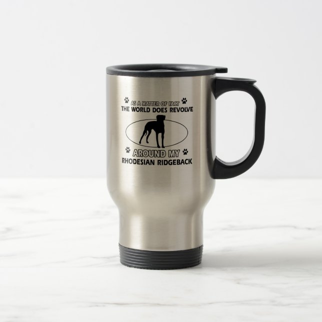 Caneca Térmica design engraçado de RHODESIAN RIDGEBACK (Direita)