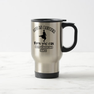 Caneca Térmica Design escocês da dança das montanhas