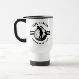 Caneca Térmica Design Golfer das Mulheres Elegantes