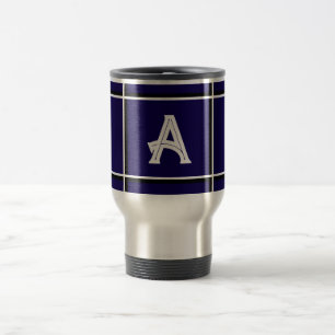Caneca Térmica Design inicial esquadrão azul-escura-escura-escura
