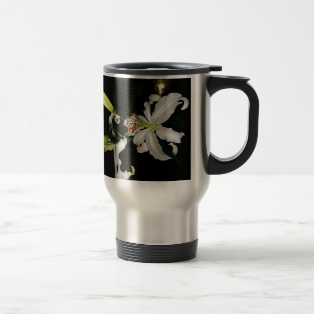 Caneca Térmica Design irlandês - Coleção de Flores (Direita)