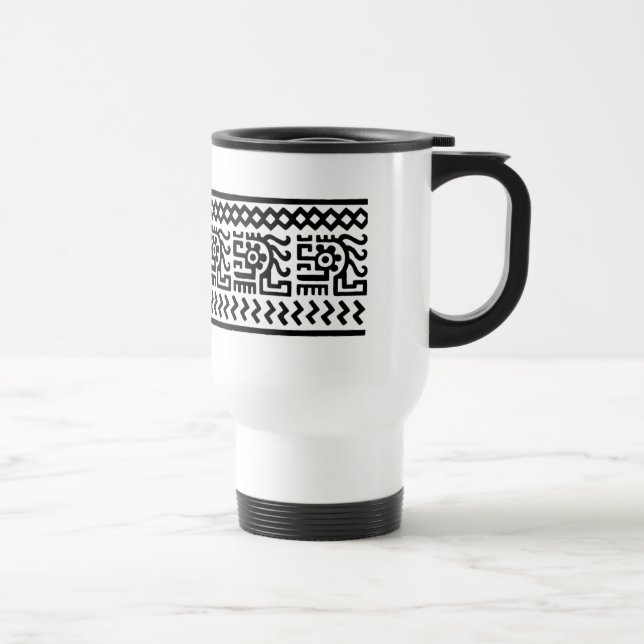Caneca Térmica Design mexicano antigo - Mug (Direita)
