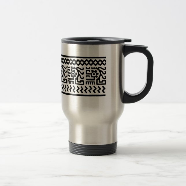 Caneca Térmica Design mexicano antigo - Mug (Direita)