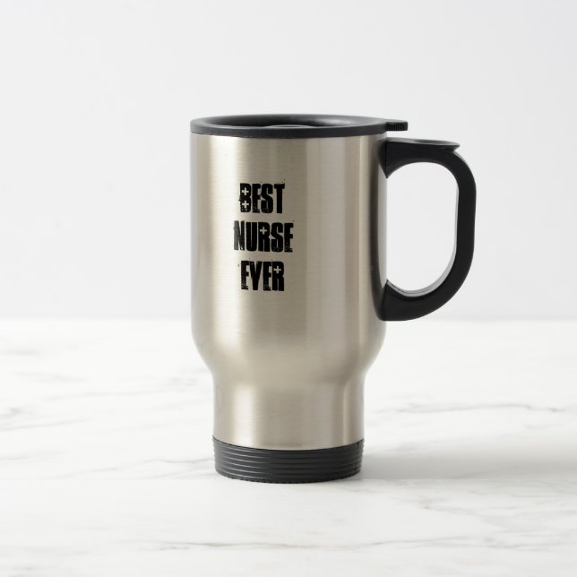 Caneca Térmica Design moderno do melhor modelo da enfermeira (Direita)