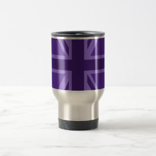 Caneca Térmica Design roxo de Union Jack