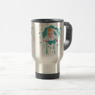 Caneca Térmica Design Seu Próprio Filhote De Fotografia