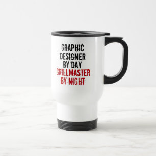 Caneca Térmica Designer Gráfico Grillmaster