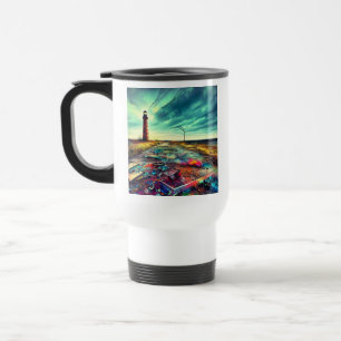 Caneca Térmica Destroços de Farol Abandonado