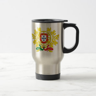 Caneca Térmica Detalhe da brasão de Portugal