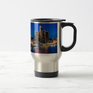 Caneca Térmica Detroit Outubro Skyline Mug