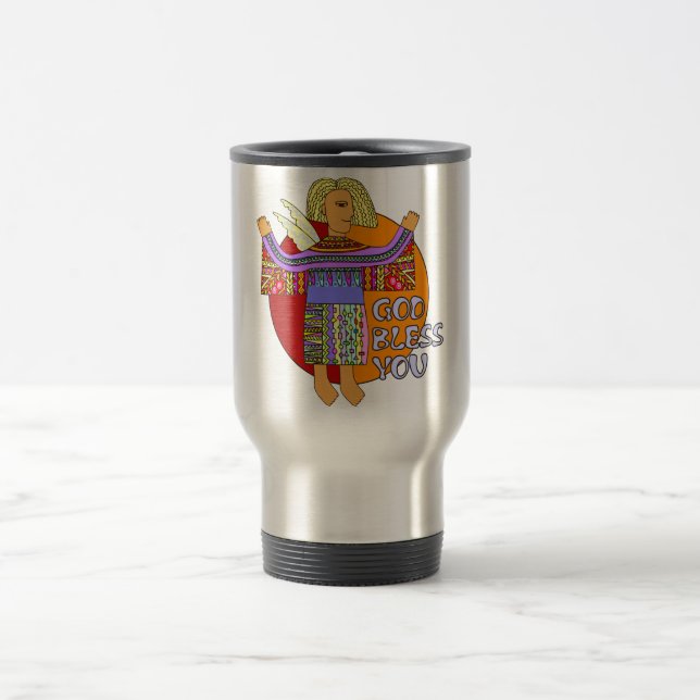 Caneca Térmica Deus abençoe (Centro)